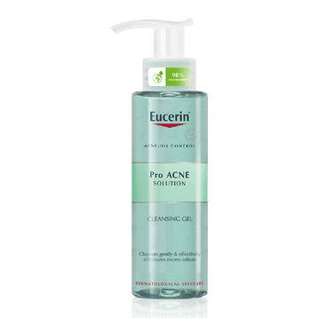 Gel Rửa Mặt Eucerin Cho Da Nhờn Mụn 200ml Pro ACNE Solution Cleansing Gel