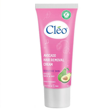 Kem Tẩy Lông Cléo Dành Cho Da Nhạy Cảm 50g Avocado Hair Removal Cream - Sensitive Skin