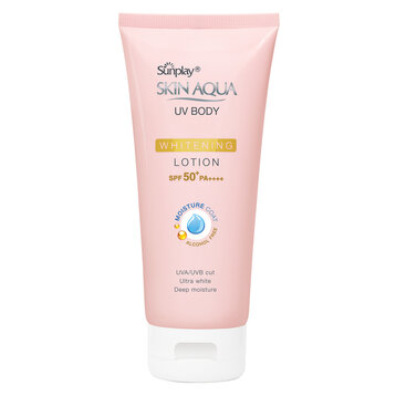 Lotion Chống Nắng Sunplay Dưỡng Thể Sáng Mịn 150g Skin Aqua UV Body Whitening Lotion SPF 50