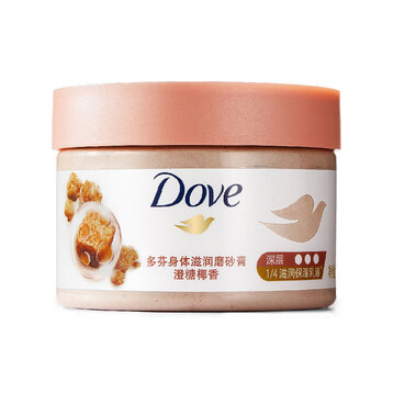 Smoothie Tẩy Da Chết Dove Đường Nâu & Hương Dừa 298g Moisturizing Body Scrub Sugar & Coconut Fragrance