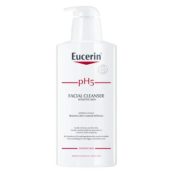 Sữa Rửa Mặt Eucerin Dịu Nhẹ Cho Da Nhạy Cảm 400ml pH5 Facial Cleanser Sensitive Skin