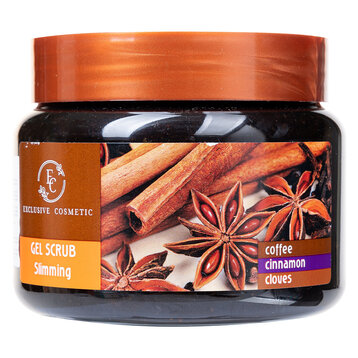Tẩy Da Chết Toàn Thân Exclusive Cosmetic Quế Hồi Cafe 380g Gel Scrub Coffee & Cinnamon Cloves