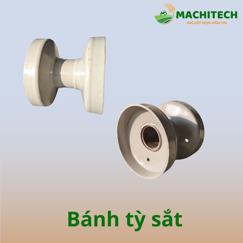 Bánh tỳ sắt máy gặt lúa mini