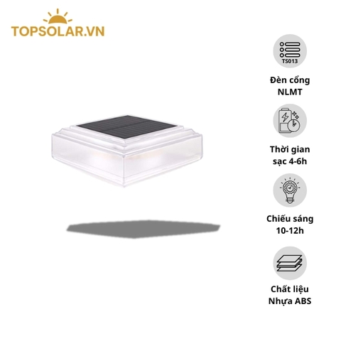 Đèn Cổng Năng Lượng Mặt Trời TS013