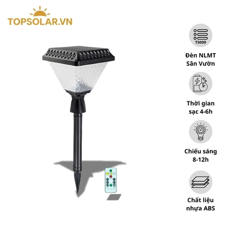 Đèn Năng Lượng Mặt Trời Sân Vườn TS009