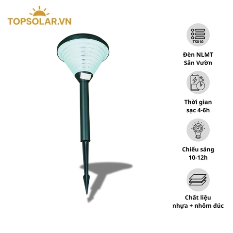 Đèn Năng Lượng Mặt Trời Sân Vườn TS010