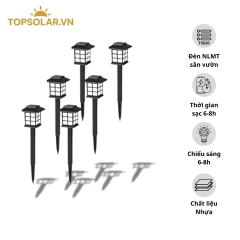 Đèn Năng Lượng Mặt Trời Sân Vườn TS020