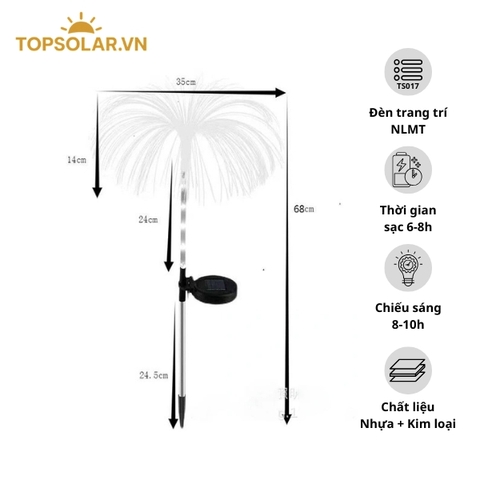 Đèn Trang Trí Năng Lượng Mặt Trời TS017