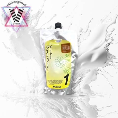Nhuộm Phủ Bạc Thảo Dược Dạng Túi Mugens Sansuahwa Down Color 450gr