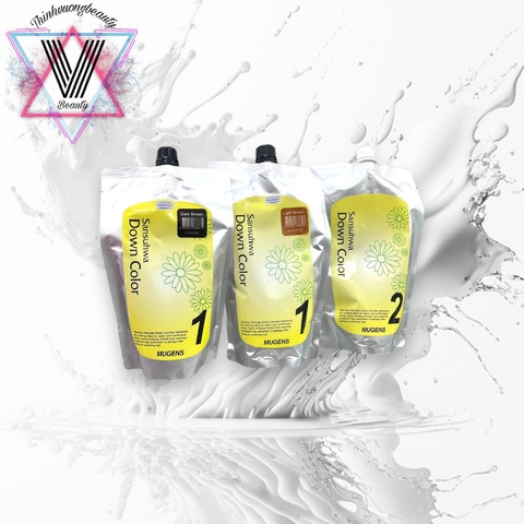 Nhuộm Phủ Bạc Thảo Dược Dạng Túi Mugens Sansuahwa Down Color 450gr