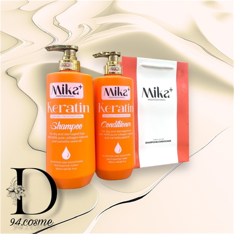 Dầu gội Collagen Mika+ Plus giảm gàu 800ml