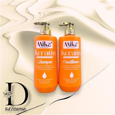Dầu gội Collagen Mika+ Plus giảm gàu 800ml