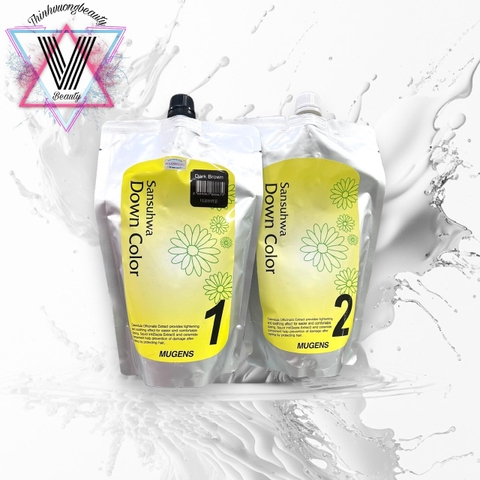 Nhuộm Phủ Bạc Thảo Dược Dạng Túi Mugens Sansuahwa Down Color 450gr