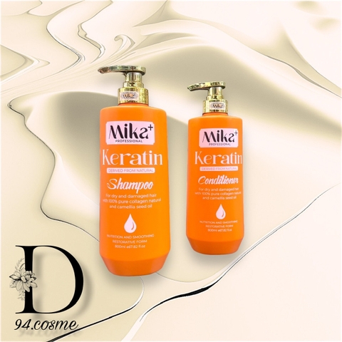 Dầu gội Collagen Mika+ Plus giảm gàu 800ml
