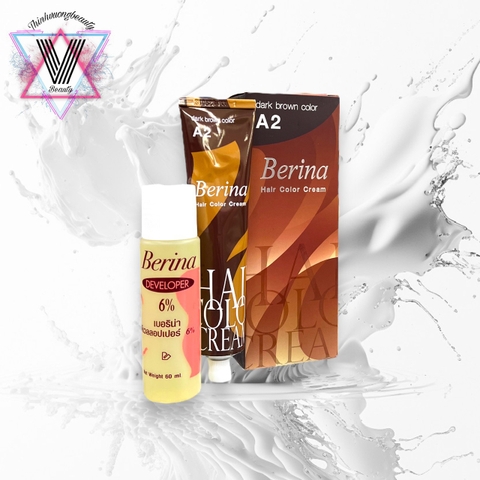 Nhuộm phủ bạc BerinaThái Lan A1 A2 60gr