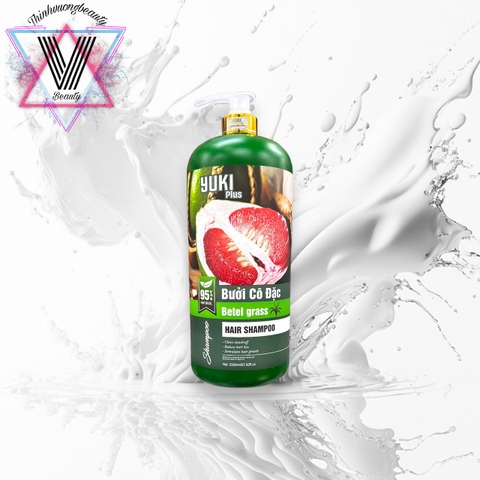 Gội xả Yuki Bưởi Cô Đặc Plus 2000ml mọc tóc, giảm gàu