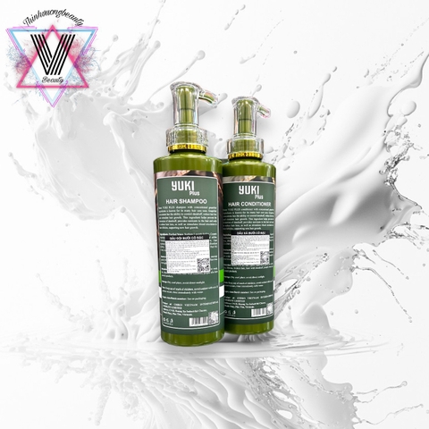 Dầu Gội Xả Yuki Plus Bưởi Cô Đặc Betel Grass 800ml
