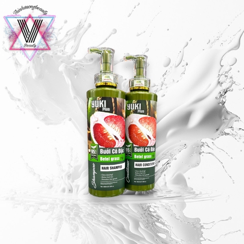 Dầu Gội Xả Yuki Plus Bưởi Cô Đặc Betel Grass 800ml