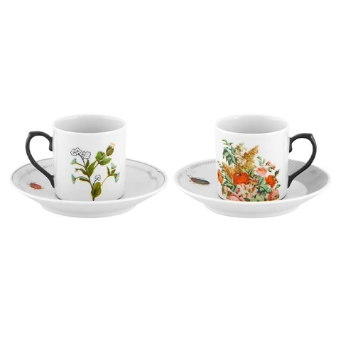 Vista Alegre - Bộ 2 Ly Uống Coffee Petites Histoires - 4 Món