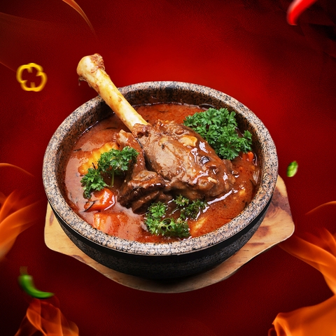 Bắp Tỏi Cừu Hầm Rượu Vang Đỏ