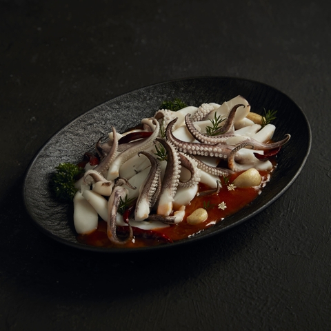 Mực một nắng om cay