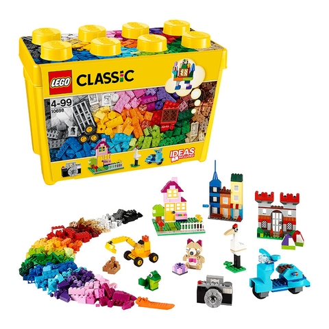 Đồ chơi xếp hình lego classic thùng gạch sáng tạo 10698