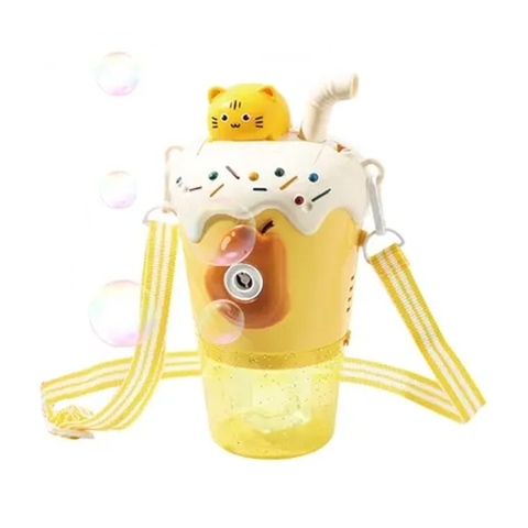 Đồ chơi bắn bong bóng cốc trà sữa trân châu Pear_DXS6292