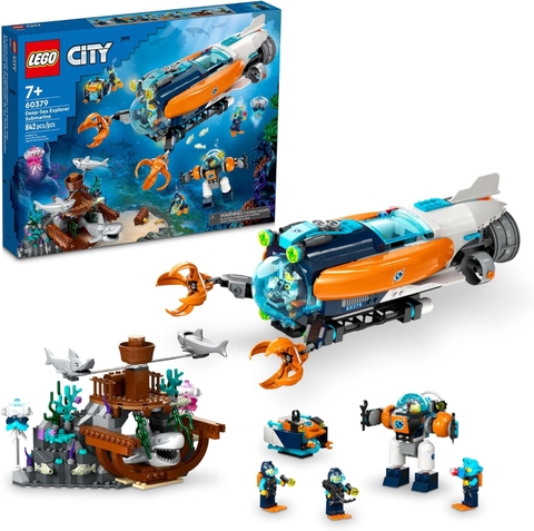 Đồ chơi xếp hình Lego city tàu ngầm 60379