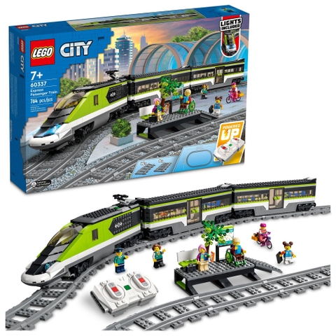 Đồ chơi xếp hình lego city tàu tốc hành vận chuyển hàng hoá 60337