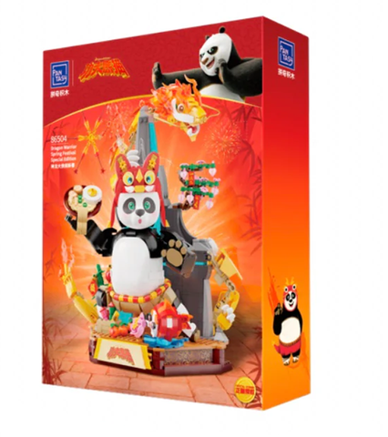 Đồ chơi xếp hình KUNG FU PANDA VÀ DRAGON WARRIOR CHÀO MỪNG TẾT NGUYÊN ĐÁN PANTASY_86504