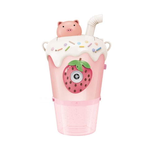 Đồ chơi bắn bong bóng cốc trà sữa trân châu Strawberry_DXS6292