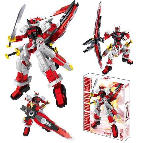 Đồ chơi xếp hình ULTIMATE RED DEVIL MECHA và STORM ANGESTOR MECHA_BB802/BB804
