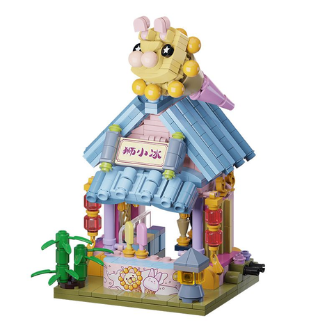 Đồ chơi xếp hình quán kem PANTASY_56008