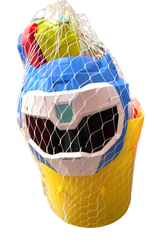 Đồ chơi xô xúc cát màu xanh vàng