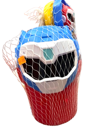 Đồ chơi xô xúc cát màu đỏ xanh