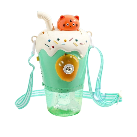 Đồ chơi bắn bong bóng cốc trà sữa trân châu Mango_DXS6292