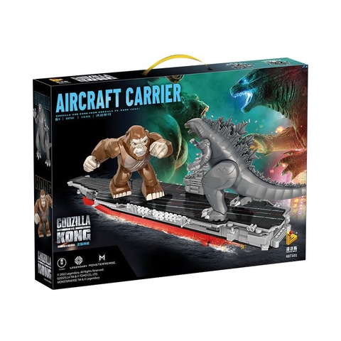 Đồ chơi xếp hình GoDzilla & Kingkong AIRCRAFT CARRIER_687101