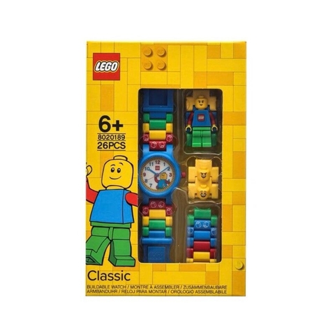 Đồ chơi xếp hình Đồng hồ Minifigure mặt cậu bé thời gian_8020189