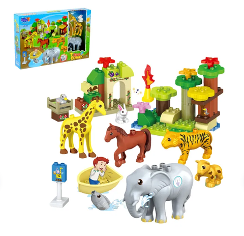 Đồ chơi xếp hình thế giới động vật ngộ nghĩnh Stapaw ZOO_3601