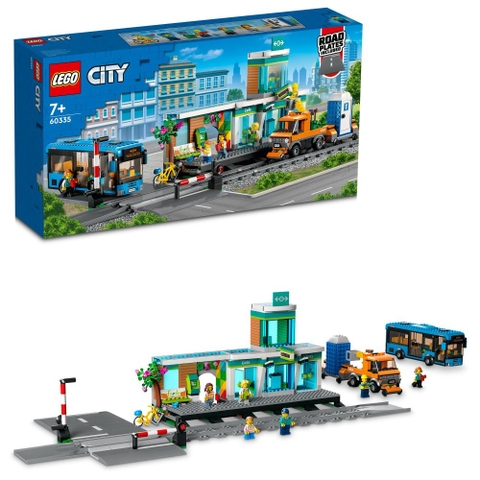 Đồ chơi xếp hình LEGO City trạm xe lửa_60335