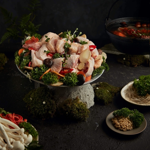 Chicken steamed boat