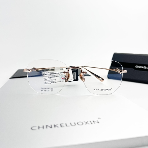 Gọng kính CHNKELUOXIN 695 Titanium cao cấp