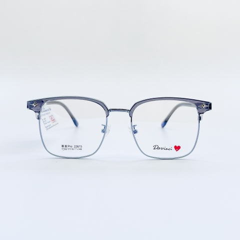 Gọng DAVINCI nhựa phối kim loại 22615 C4