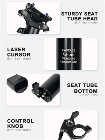 CỌC YÊN XE ĐẠP FASTACE FSP 303