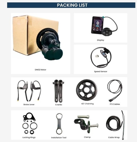 ĐỘNG CƠ TRỤC GIỮA TOSEVEN 48V1000W 68/73MM