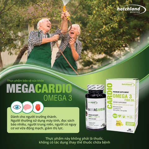HOTCHLAND MEGACARDIO - VIÊN UỐNG DẦU CÁ OMEGA3