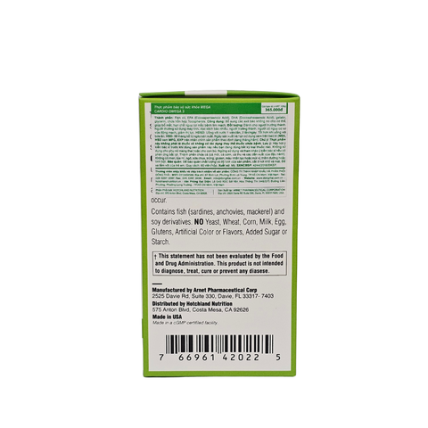 HOTCHLAND MEGACARDIO - VIÊN UỐNG DẦU CÁ OMEGA3