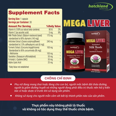 COMBO MEGAFLEX & MEGALIVER: KHỎE GAN VỮNG KHỚP