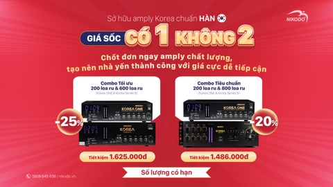 Sở Hữu Amply Nhà Yến Chuẩn Hàn – Ưu Đãi Lên Đến 25% Tại Nikodo