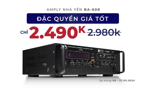 🔥AMPLY NHÀ YẾN BA608 - ĐẶC QUYỀN GIÁ TỐT CHỈ 2.490K